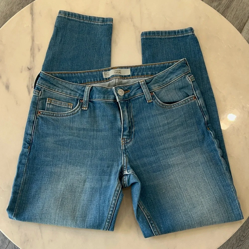 Topshop, Women’s, Mid Rise, Moto, Jeans. - Picture 3 of 14
